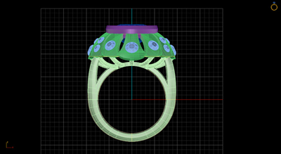 Custom ring design at Diamonds on Main