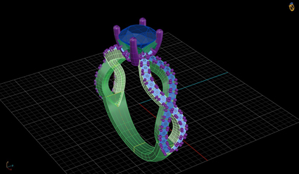 Custom Design using CAD at Diamonds On Main, Stillwater, MN